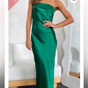 Emerald green Miya Dress from Billy J!